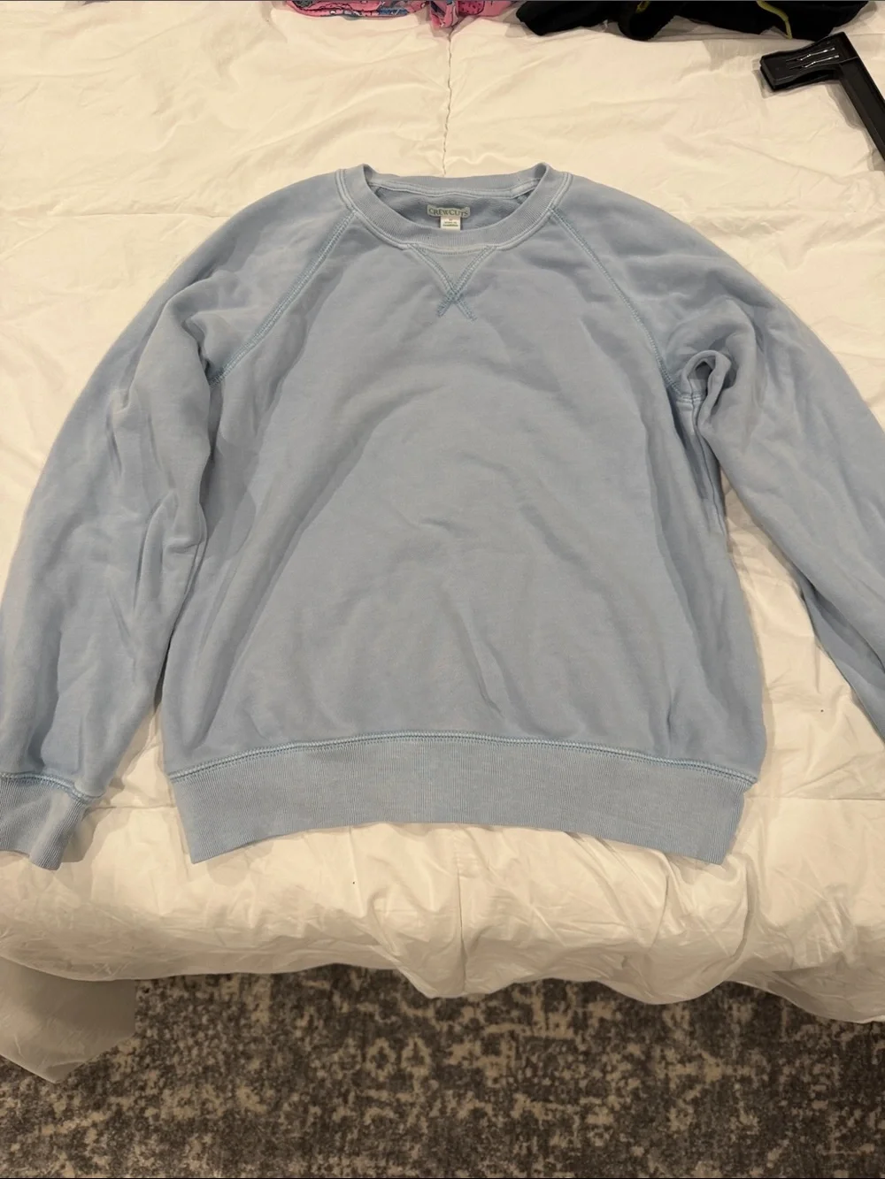 Crewcuts Pale Blue Crewneck Sweatshirt